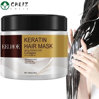 CHLIZ Tratamento Capilar Com Colágeno , Cabelos Secos Danificados Hidratante Nutritivo Hair , Deep Acondicionamento Mágico Capsula De Cuidados O Cabelo Alisamento Homens Mulheres