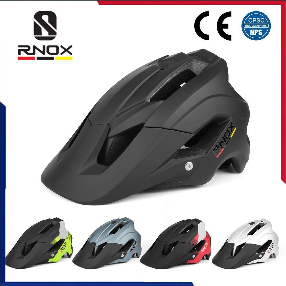 Rnox Mtb Capacete De Bicicleta Ao Ar Livre Com Segurança Boné Ultra-leve Mountain Road Ciclismo Esportes Ao Ar Livre Equitação Capacetes Protetores