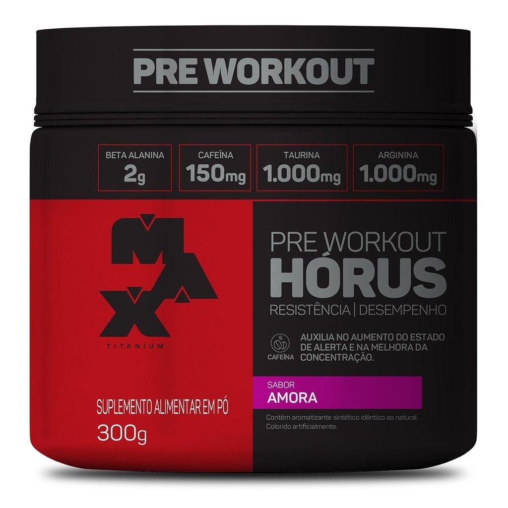 Pré Treino Horus 300g - Max Titanium