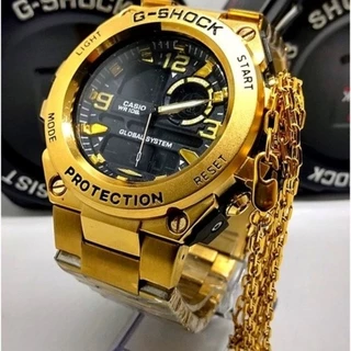 Relógio G-Shock Casio Protection Banhado a Ouro 18K luxo