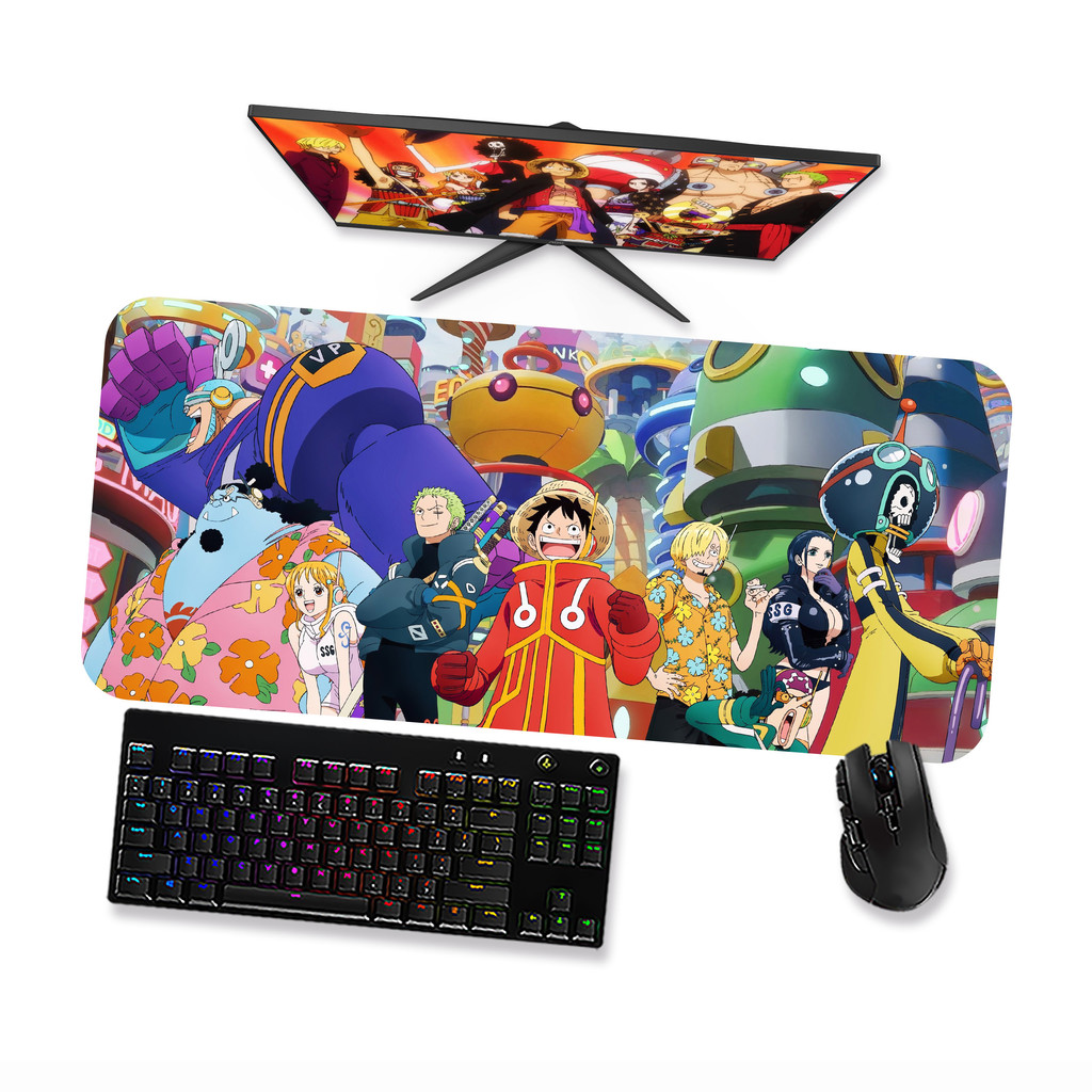 Mouse pad TRIPULAÇÃO 6 One piece Anime - Mousepad Gamer 90x40 80x40 ...