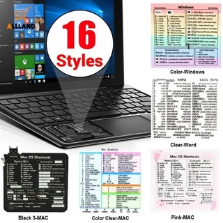 Autocolante De Referência Para Teclado De Computador De Atalho DIY Laptop PS Word Excel Clear Shortcut Key Sticker