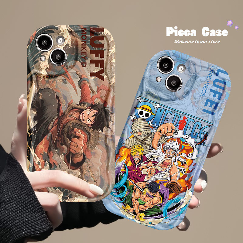 Para Samsung A12 A05 A13 A05s A14 A03s A04 A31 A52s A21s A30s A53 A20s A30 A04s A50s A02s A04E A34 A54 A32 A24 A23 A11 A51 A10s A52 Anime Legal Luffy Tendência Uma Peça Capa À Prova De Choque