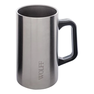 Caneca Térmica Para Cerveja Em Aço Inox Wolff 500ml