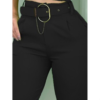 Calça Feminina Alfaiataria Preto