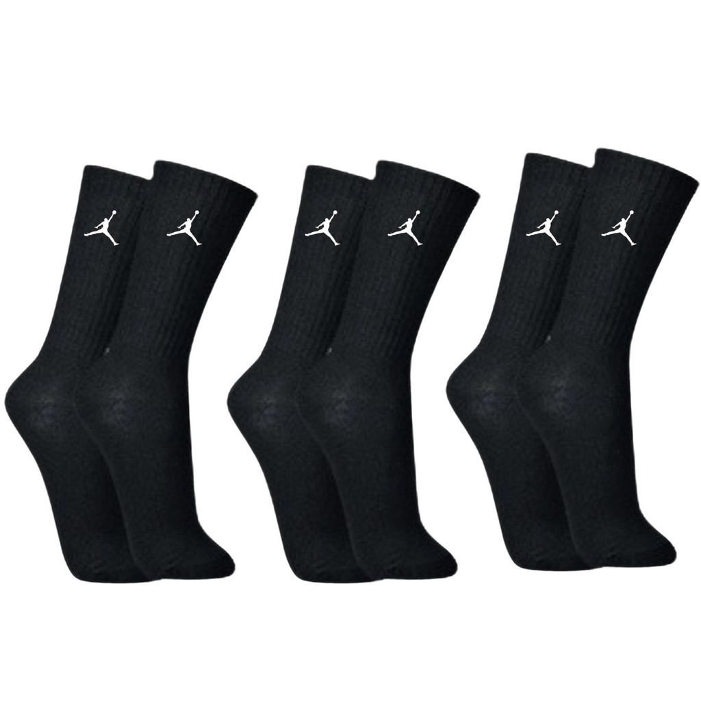 Kit 3 Meias Cano Médio Esportivo Estilo Personalizado