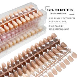 120pcs French Tips Pressione as unhas Pré-aplicadas Dica Primer e Base Coat 15 Tamanhos Pré-francês Soft Gel Falso Pr em Oferta na Shopee