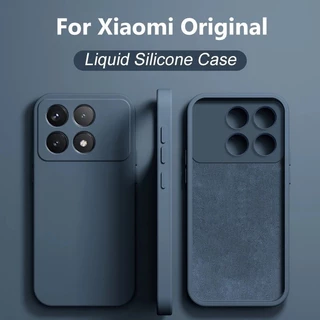 Xiaomi Poco X6 Pro 5G Capa de silicone líquido quadrada