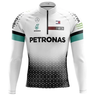 Camisa Ciclismo Camiseta Ciclista Roupa de Ciclismo Masculina Manga Longa Pro Tour Petronas Uv 50+ Com Bolsos