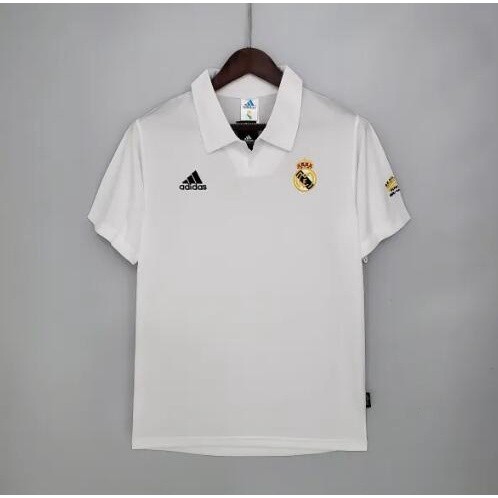 Campeões 02-03 Real Madrid Retro Liga Dos Iniciando Camisa