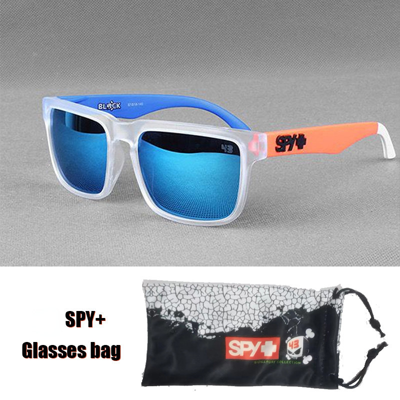 SPY + Óculos De Sol Da Moda UV400 Mulher Para Homens Pescar Ciclismo Esportivos Polarizados