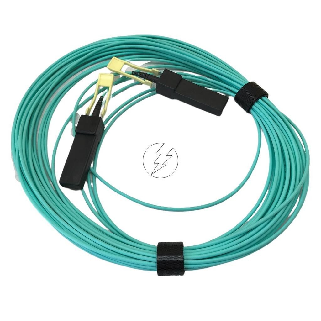 Cabo Fibra Optica AOC AQPA9N17ADLN0817: QSFP28 100Gb, 22 metros