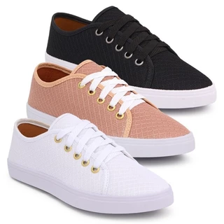 Kit 3 Pares Tênis Feminino Casual Confortável Lançamento Moda NYLON IMPORTADO Envio Imediato 24 Horas!!!