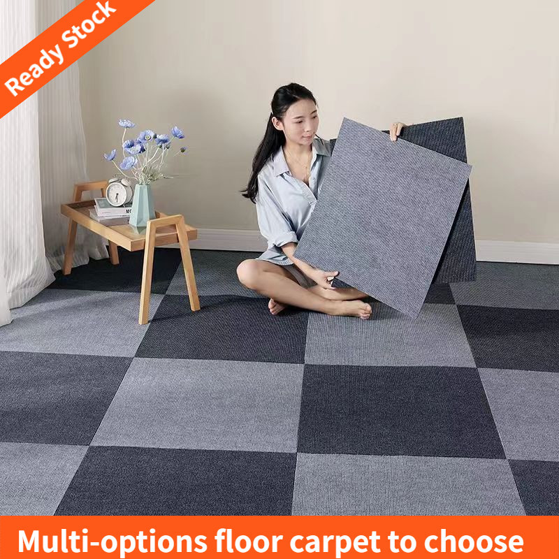 Adesivo De Piso Autocolante Espessado Tapete Decoração-30 X 30CM Antiderrapante