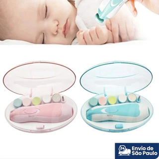 Cortador De Unhas Com Lixa Elétrica Infantil Para Bebê