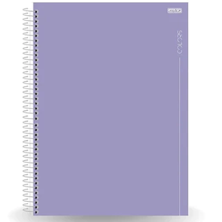 CADERNO UNIVERSITARIO 1M CD 80F  COLORS LILAS    SAO DOMINGOS   10202 em Oferta na Shopee