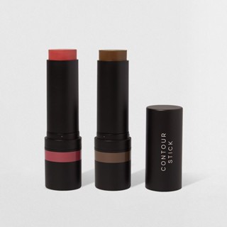 Kit Blush em Bastão Rosa + Contorno em Bastão Marrom Escuro Océane Edition (2 Produtos)