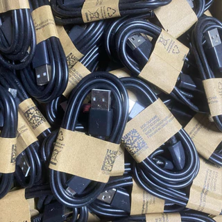 Kit com 10 Cabos Carregadores Android Micro USB V8 carga rápida e qualidade preto