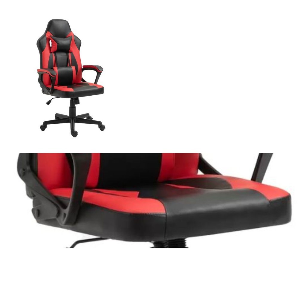 Assento Cadeira Gamer Otello-100 Preto e Vermelho | Shopee Brasil