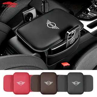 Mini Cooper Armrest Box Protetor De Couro Almofada Protetora De Memória Algodão Braço Central Capa Carro Acessórios Para Countryman Clubman S One D F54