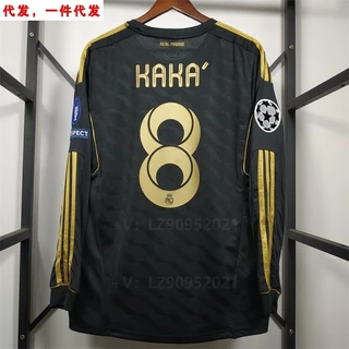 Retro Jersey 2011-2012 Equipe Uniforme de Futebol de Manga Longa Uniforme No. 8 Cartão