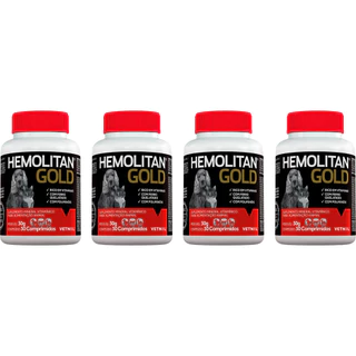 Hemolitan Gold 30 Comprimidos - Vetnil - 4 Unidades