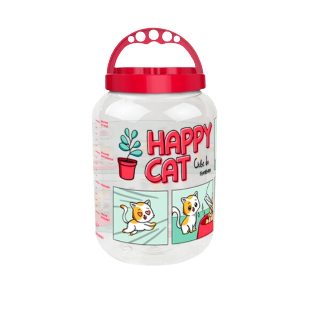 Pote Para Ração E Petiscos Cachorros E Gatos