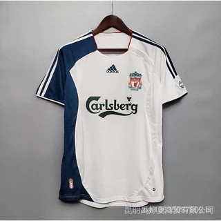 Equipe Retro 2006/2007 Liverpool Distância K9M4 UX8I Camisa De Futebol