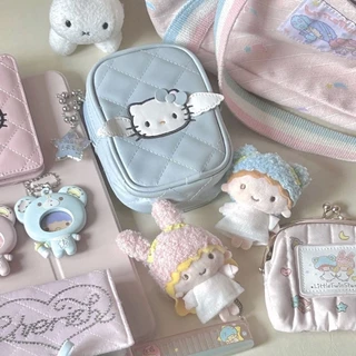 Saco para câmera japonesa Cute Angel Kitty Diamond Saco para câmera ccd