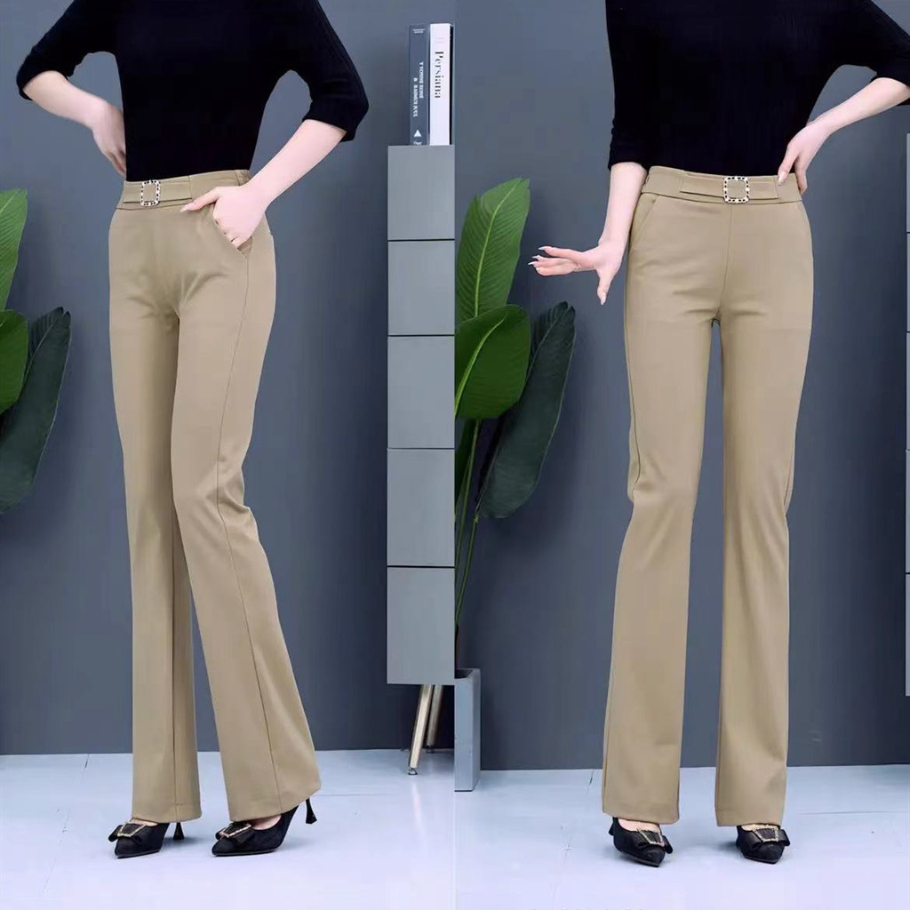 Ice Silk Harlan Pants for Women 2023 New Summer Thin Crop Casual Pants for  Mom Pants Loose Large