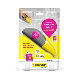 Rejunte Renova Fácil Quartzolit 120ml Acrílico - Branco