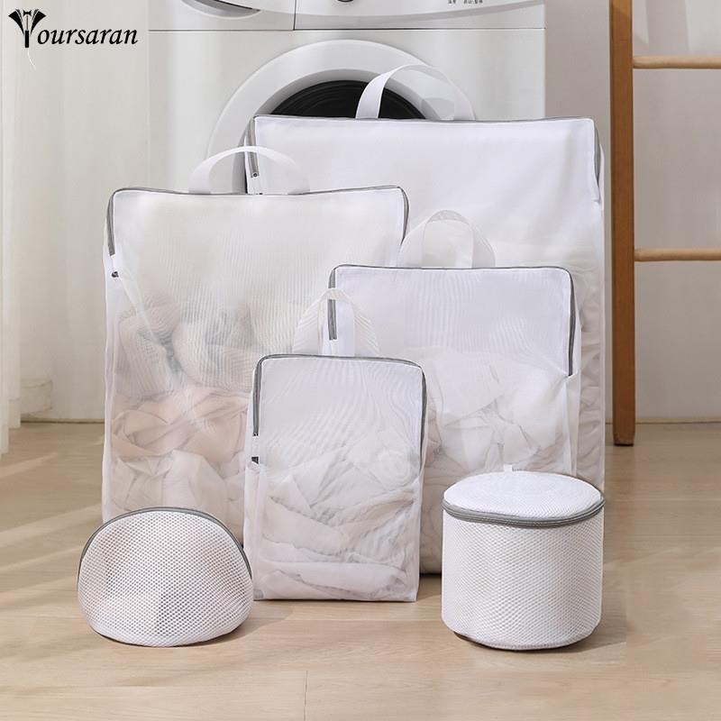 Upgraded Sacos De Lavanderia Mão Reutilizáveis Máquina De Lavar Roupa Lavagem De Saco De Rede Meias De Soutien Lingerie Armazenamento De