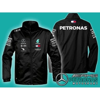 2024 O Mais Novo Terno De Corrida F1 + Mercedes AMG Petronas 2024 F1 Team Softshell Jacket + Casaco De Manga Comprida Para Homens E Mulheres