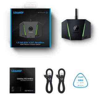 GameSir VX2 AimBox Adaptador De Rato Para Teclado Gamepad Nintendo Switch Xbox One/PS4/Series X Suporte De Fone De Ouvido De Áudio De 3,5mm