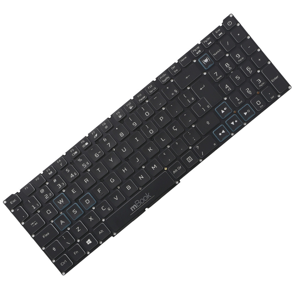 Tastiera Italiana Retroilluminata Per Acer Predator Helios 300 PH317-53-74RF - Ricambio Originale, Layout IT