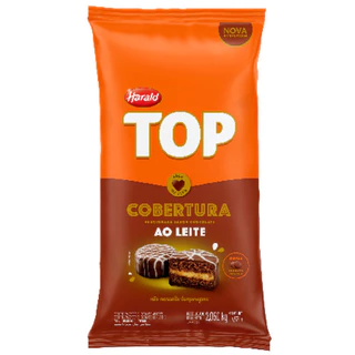 GOTAS COBERTURA CHOCOLATE AO LEITE TOP HARALD 2.050 KG