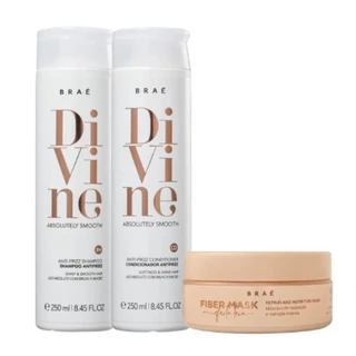 Kit Braé Trio Divine Fiber (3 Produtos)