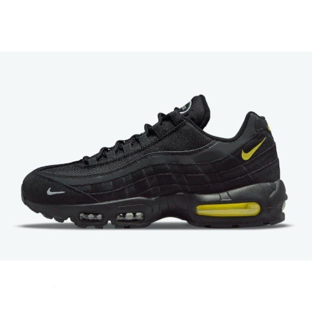 Air max 95 preto hot sale refletivo