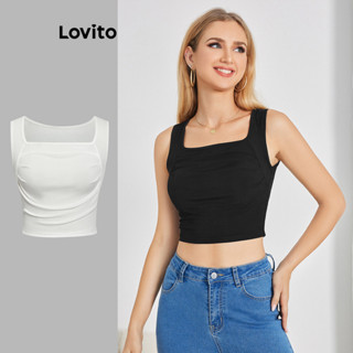 Lovito Regata com Babado para Mulheres LBE04044 (Multicolorido)
