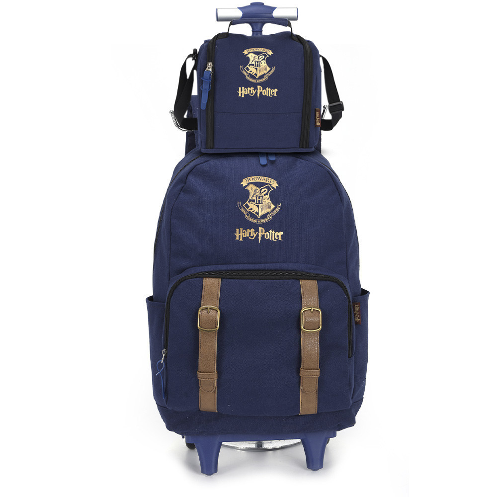 Kit Mochila De Rodinhas Lancheira Harry Potter Hogwarts | Shopee Brasil