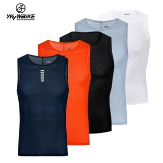 YKYBIKE Camada Base De Ciclismo Jersey Sleeveless Inner Singlet Colete Esportivo De Corrida De Bicicleta