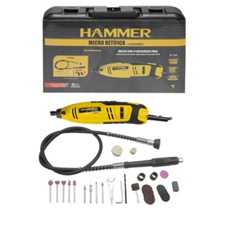 Kit micro retífica 150 watts 41 acessórios com maleta - GYMI150K - Hammer