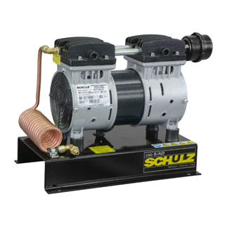 Compressor de ar direto 5 pés 1 hp isento de óleo com base - CSD5 AD - Schulz (220V)