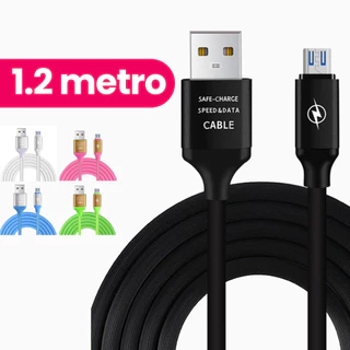 Cabo De Carregamento V8 Macaron Usb Data Turbo Celular V8/1.2m