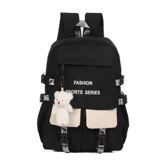 Mochila de estudante casual anti-roubo à prova d