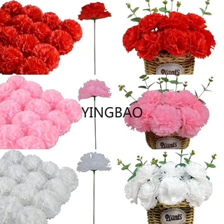 10Pcs Flor De Cravo De Seda , Flores Artificiais , Usadas Para Decoração De Casamento Feitas À Mão , O Dia Das Mães , Dos Professores , Festas