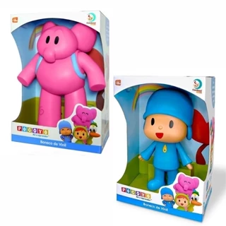 Boneco De Vinil Articulado Turma Do Pocoyo E Elly 28cm - Cardoso