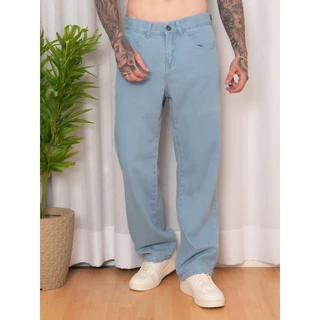 Calça Jeans Masculina Tradicional Vestir Reta Folgada Top Qualidade balão