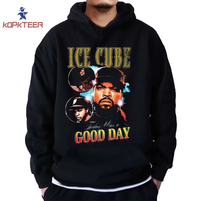 Ice T Cube Rap Vintage Hoodie Pulôver Hop Casal Roupas Moletons Com ...