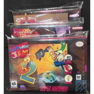 Jogo EarthWorm Jim 2 Super Nintendo PCB Original Repro Funcionando 100% ,game,fita,cartucho, snes.